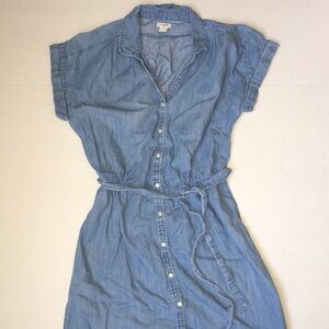 J.Crew Chambray Shirt Dress - Small